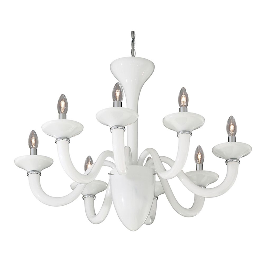 Ideal Lux - Závěsný lustr 8xE14/40W/230V velký
