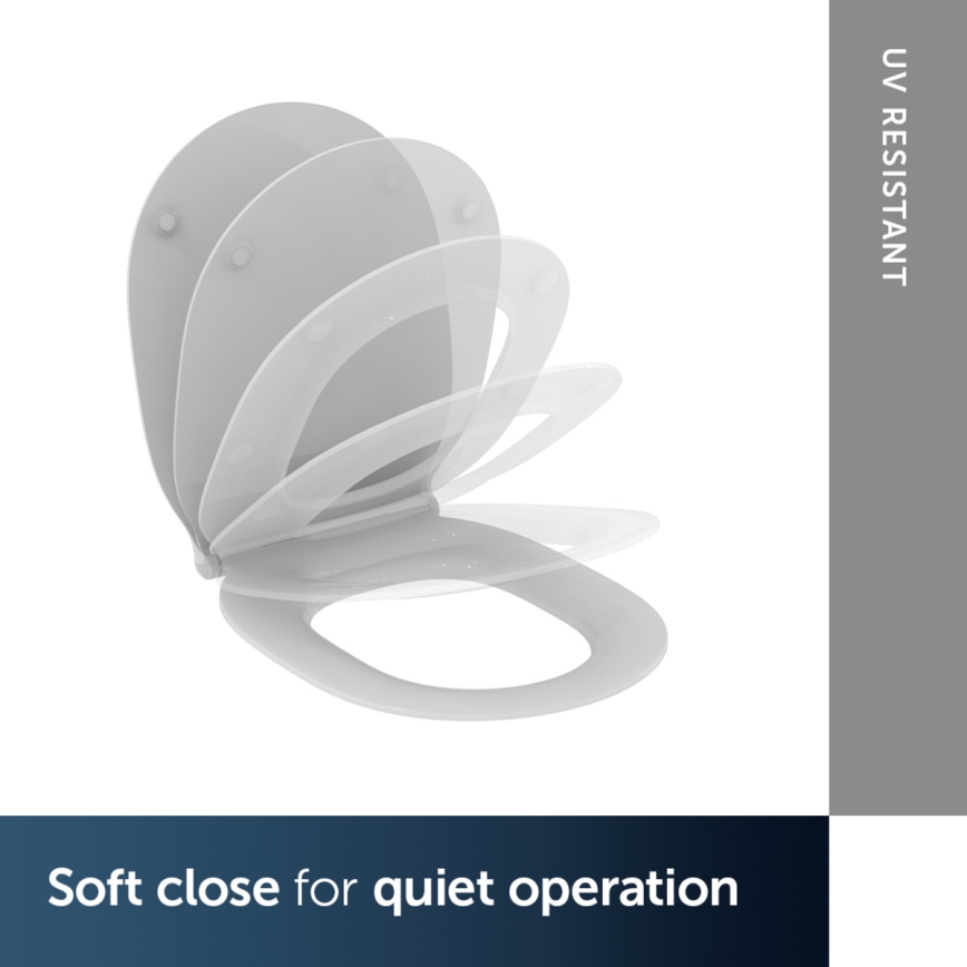 Ideal Standard E036601 - Záchodové prkénko SoftClose CONNECT AIR bílá