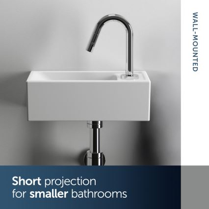 Ideal Standard E211201 - Závěsné umyvadlo I.LIFE S 37x21 cm keramika/bílá