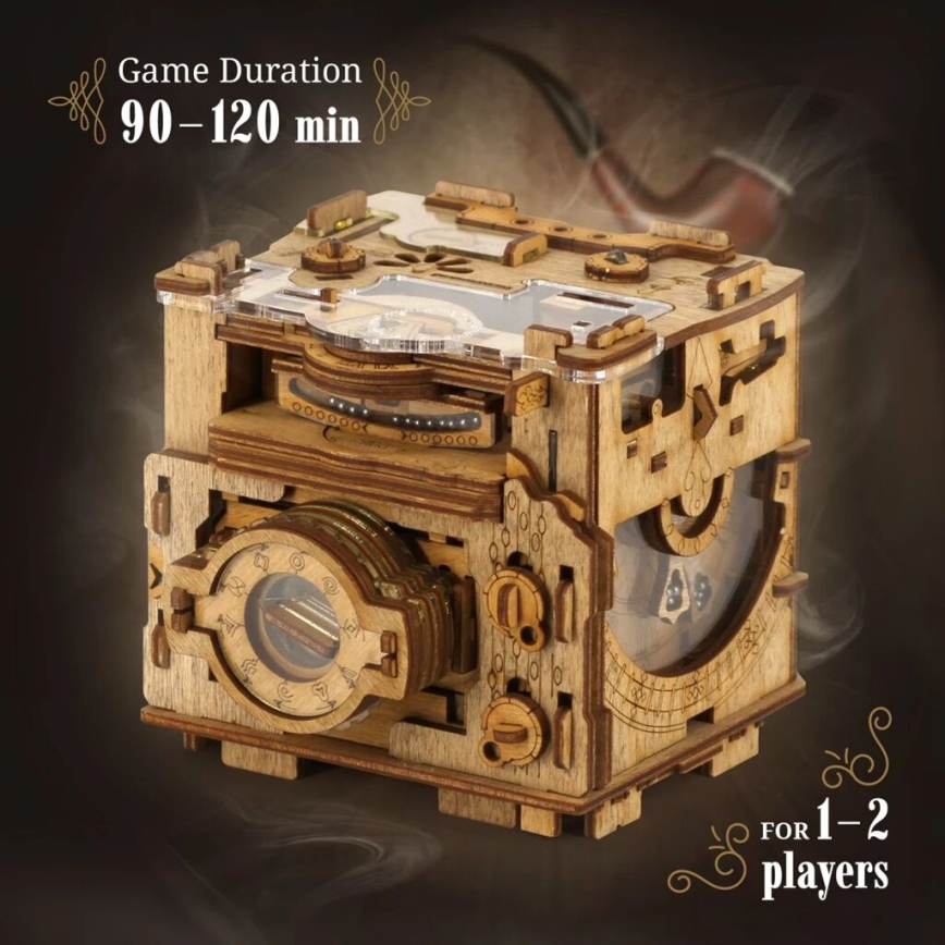 iDventure - Dřevěný hlavolam Úniková místnost Sherlock's Camera