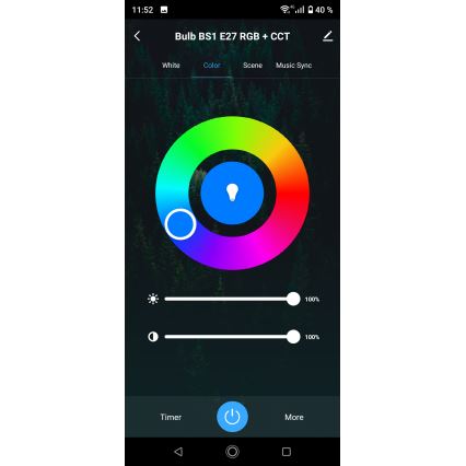 LED RGBW Stmívatelné koupelnové stropní svítidlo LED/24W/230V 3000-6500K 33x33 cm IP54 bílá Wi-Fi