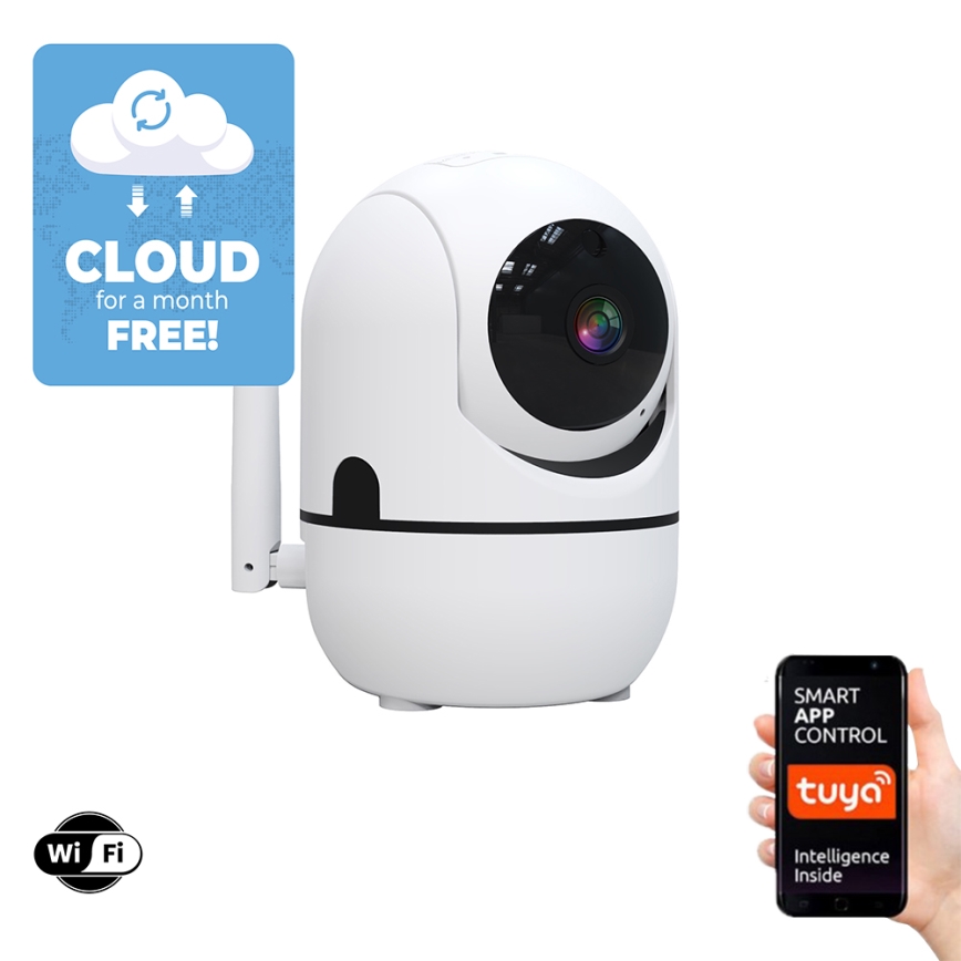 Immax 07701L - Vnitřní kamera VALL-I NEO LITE Smart P/T HD 2MP 1080p, Wi-Fi Tuya