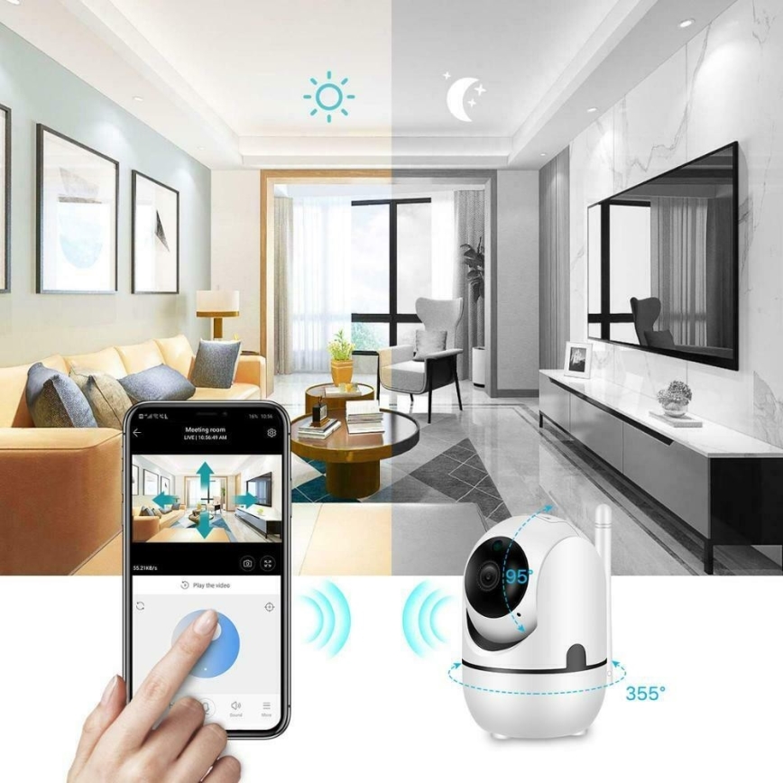 Immax 07701L - Vnitřní kamera VALL-I NEO LITE Smart P/T HD 2MP 1080p, Wi-Fi Tuya