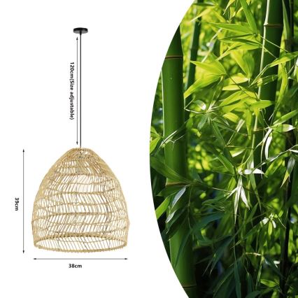 Lustr na lanku BOHO DELICADO 1xE27/40W/230V pr. 38 cm