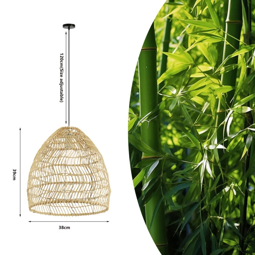 Lustr na lanku BOHO DELICADO 1xE27/40W/230V pr. 38 cm
