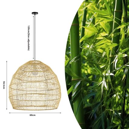 Lustr na lanku BOHO DELICADO 1xE27/40W/230V pr. 60 cm