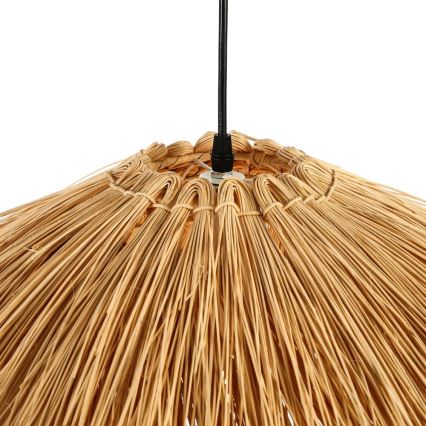 Lustr na lanku NATURALEZA 1xE27/40W/230V pr. 55 cm ratan