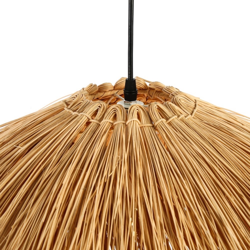 Lustr na lanku NATURALEZA 1xE27/40W/230V pr. 55 cm ratan