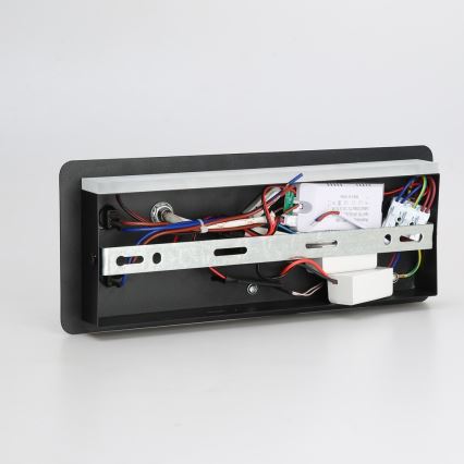 Immax 08288L - LED Nástěnné bodové svítidlo s poličkou, USB portem a bezdrátovým nabíjením Be PREPARE LED/3W/230V + LED/3W černá
