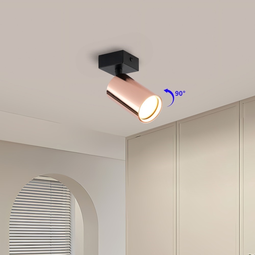 Bodové svítidlo PUNTO 1xGU10/9W/230V rose gold