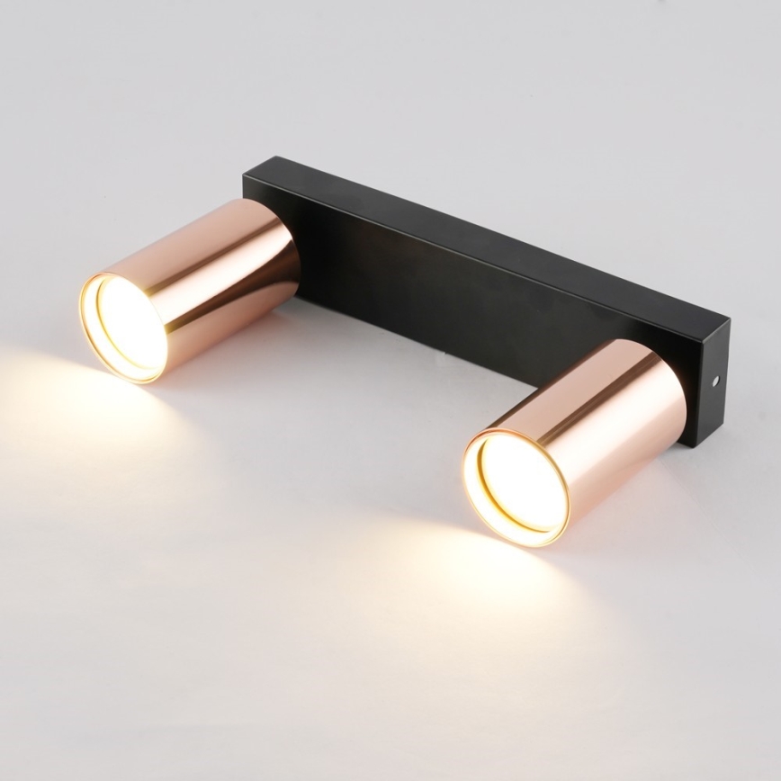 Bodové svítidlo PUNTO 2xGU10/9W/230V rose gold