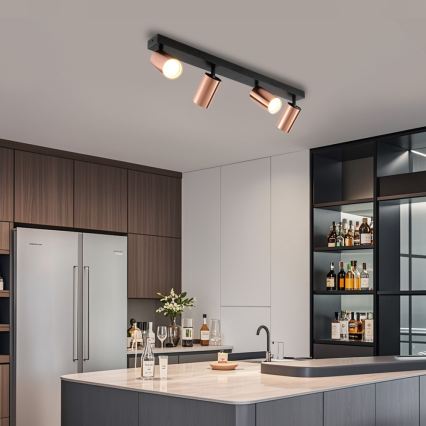 Bodové svítidlo PUNTO 4xGU10/9W/230V rose gold