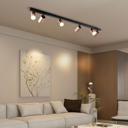 Bodové svítidlo PUNTO 6xGU10/9W/230V rose gold