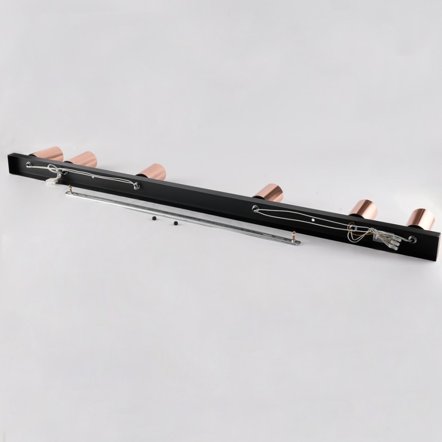 Bodové svítidlo PUNTO 6xGU10/9W/230V rose gold