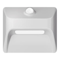 Immax 08308L - LED Nabíjecí schodišťové svítidlo se senzorem pohybu a soumraku STEP LIGHT LED/0,3W/3,7V 2200 mAh IP53 bílá