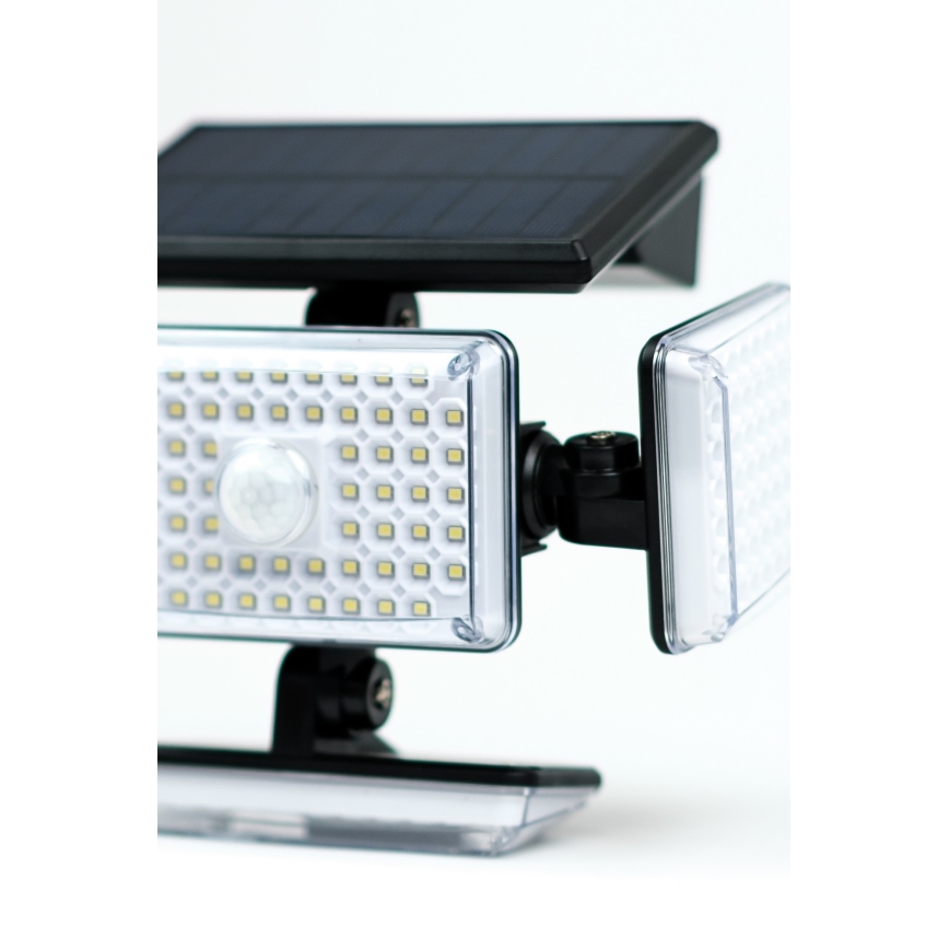LED Solární nástěnné svítidlo se senzorem LED/5W/5,5V IP65 2400 mAh