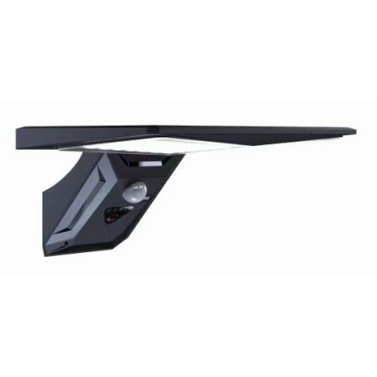 LED Solární nástěnné svítidlo se senzorem LED/2,6W/5,5V IP65 1800 mAh černá
