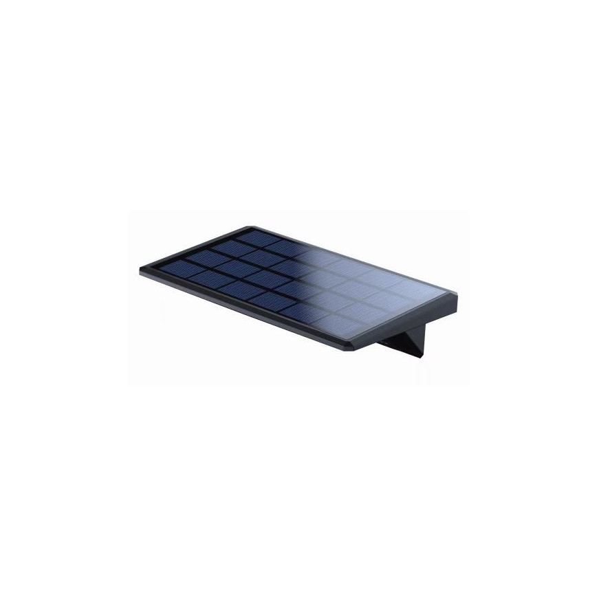 LED Solární nástěnné svítidlo se senzorem LED/2,6W/5,5V IP65 1800 mAh černá