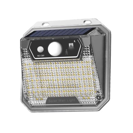 LED Solární nástěnné svítidlo se senzorem LED/3W/5,5V IP65