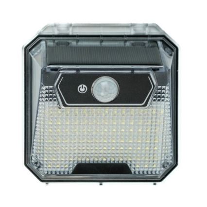 LED Solární nástěnné svítidlo se senzorem LED/3W/5,5V IP65 1200 mAh