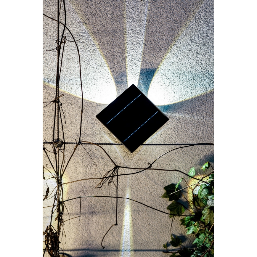 LED Solární nástěnné svítidlo se senzorem LED/2W/5V IP54