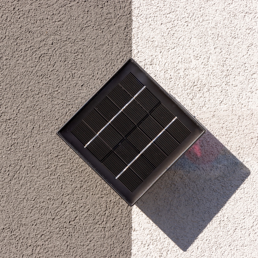 LED Solární nástěnné svítidlo se senzorem LED/2W/5V IP54