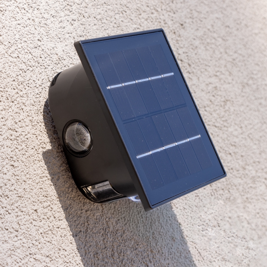 LED Solární nástěnné svítidlo se senzorem LED/2W/5V IP54