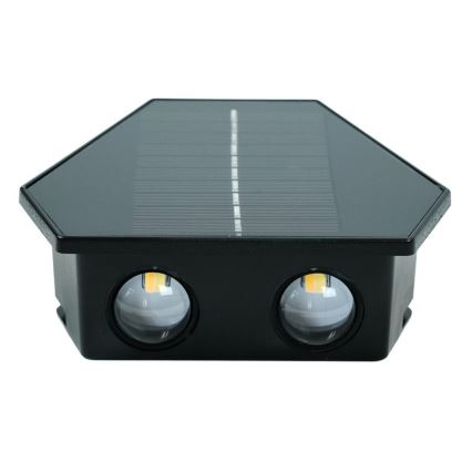 LED Solární nástěnné svítidlo se senzorem LED/2W/5V IP54 1300 mAh