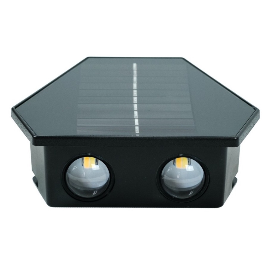 LED Solární nástěnné svítidlo se senzorem LED/2W/5V IP54 1300 mAh