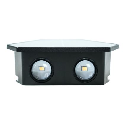 LED Solární nástěnné svítidlo se senzorem LED/2W/5V IP54 1300 mAh