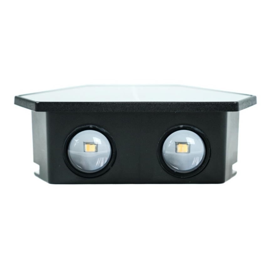 LED Solární nástěnné svítidlo se senzorem LED/2W/5V IP54 1300 mAh