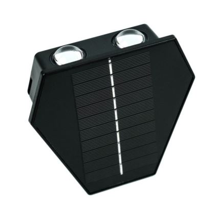 LED Solární nástěnné svítidlo se senzorem LED/2W/5V IP54 1300 mAh