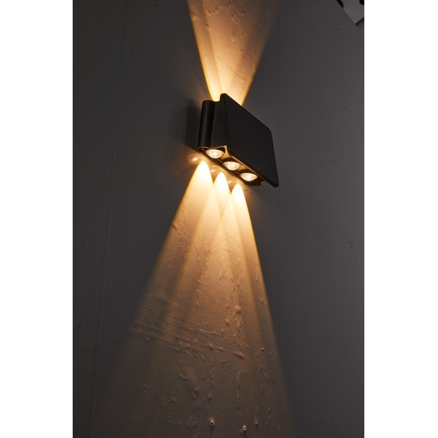 LED Solární nástěnné svítidlo se senzorem LED/2W/5V IP54 1300 mAh