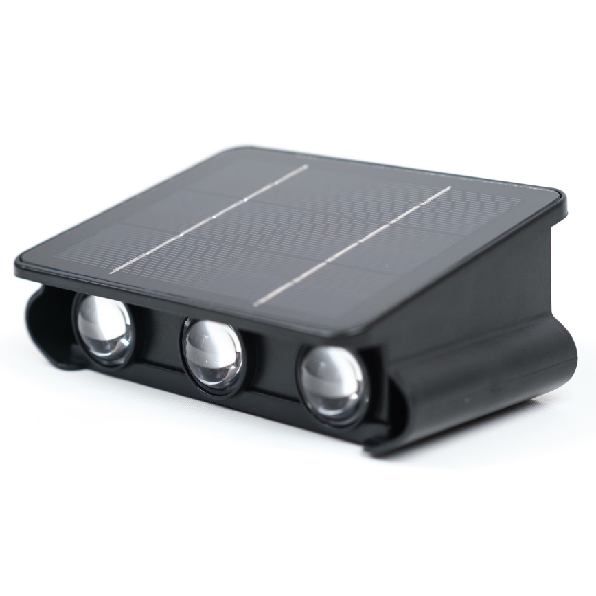 LED Solární nástěnné svítidlo se senzorem LED/2W/5V IP54 1300 mAh