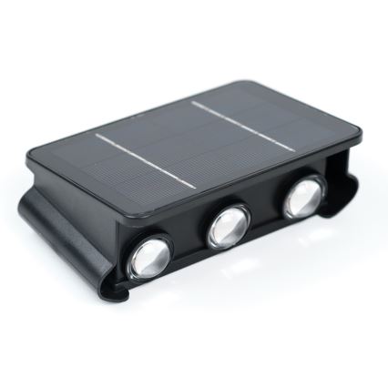 LED Solární nástěnné svítidlo se senzorem LED/2W/5V IP54 1300 mAh