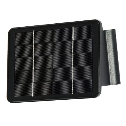 LED Solární nástěnné svítidlo se senzorem LED/2W/5V IP54 1300 mAh