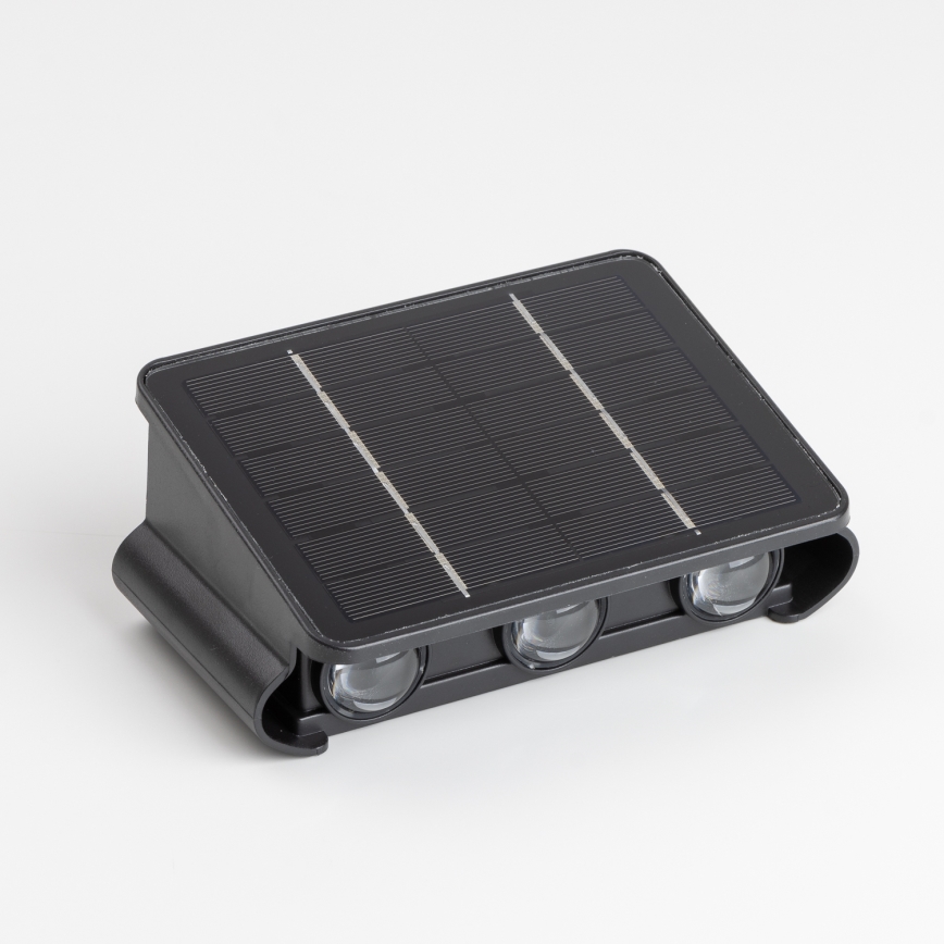LED Solární nástěnné svítidlo se senzorem LED/2W/5V IP54 1300 mAh