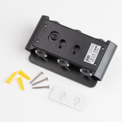 LED Solární nástěnné svítidlo se senzorem LED/2W/5V IP54 1300 mAh