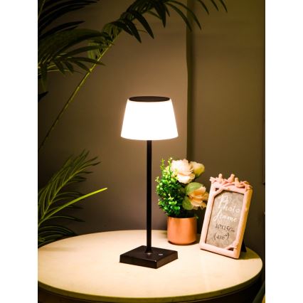 LED Stmívatelná venkovní solární lampa se senzorem LED/4W/5V IP44