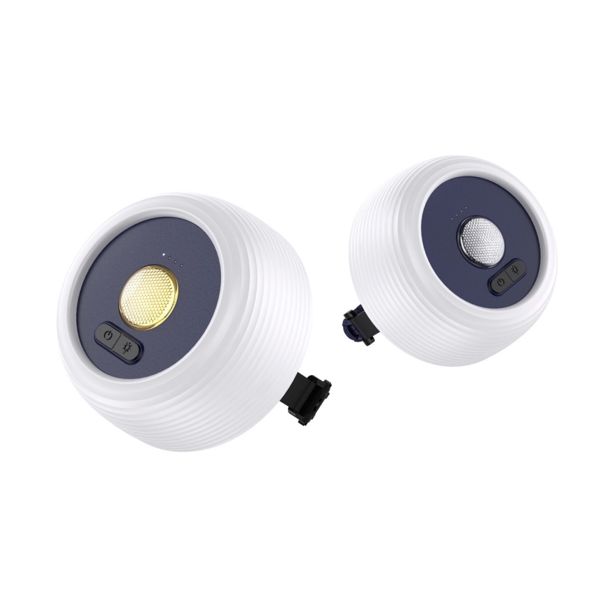 LED RGB Přenosná solární nabíjecí lampa s LED řetězem LED/10W/5V 3600 mAh IP65 3600 mAh