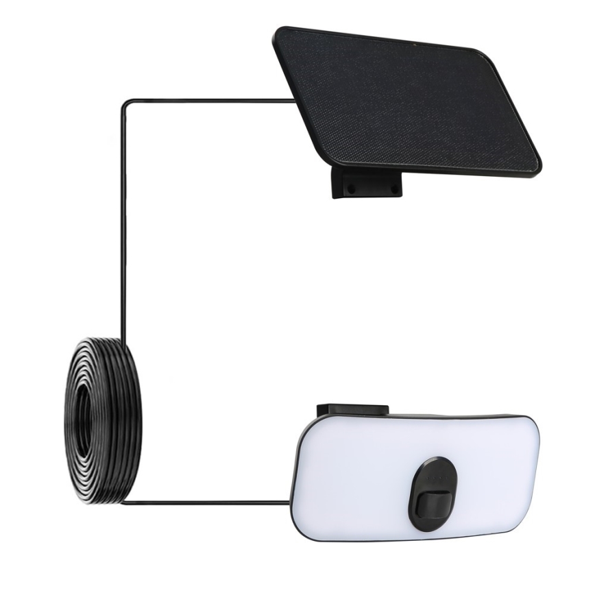 LED Solární nástěnné svítidlo se senzorem LED/13W/3,7V 4000K IP65