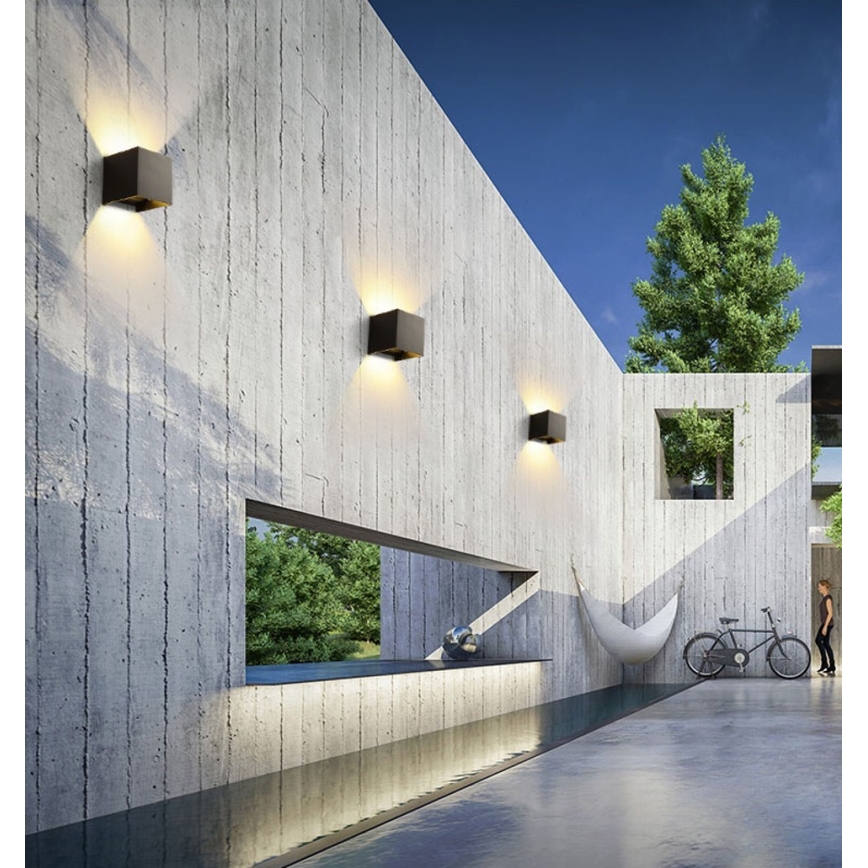 Immax 08510L - LED Venkovní nástěnné svítidlo DICE LED/6W/230V 3000K IP65