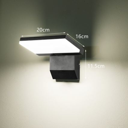 LED Venkovní nástěnné svítidlo MODERN LED/18W/230V IP65