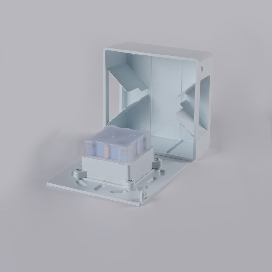 LED Venkovní nástěnné svítidlo LUXLINE 6W/230V 3000K IP54 bílá