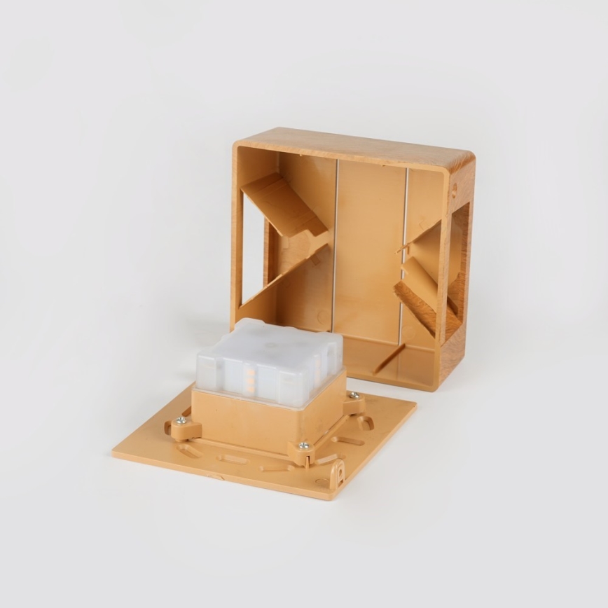 LED Venkovní nástěnné svítidlo LUXLINE LED/6W/230V 3000K IP54 dub