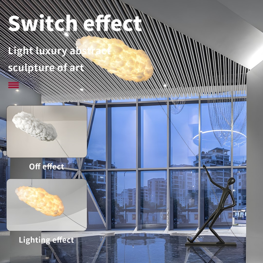 Stojací lampa SILUETTE 6xE27/40W/230V 180 cm Dream Reach