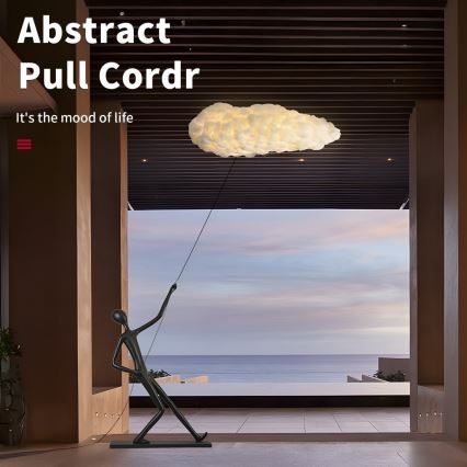 Stojací lampa SILUETTE 6xE27/40W/230V 180 cm Dream Reach