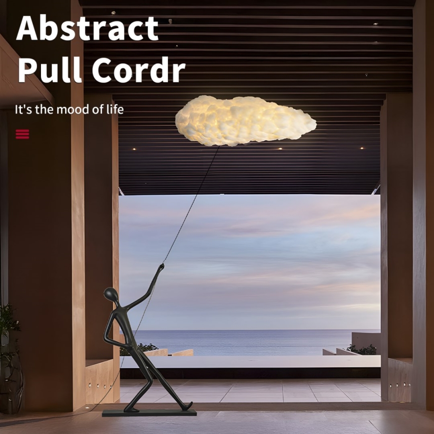 Stojací lampa SILUETTE 6xE27/40W/230V 180 cm Dream Reach