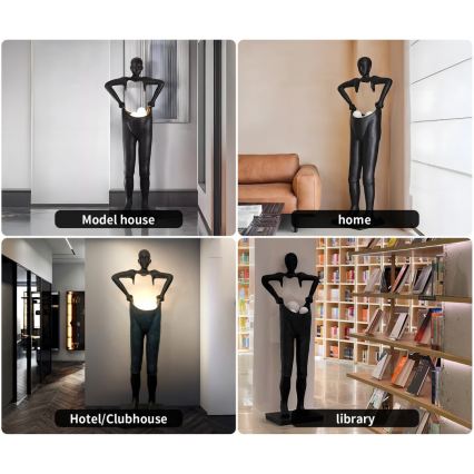 Stojací lampa SILUETTE 4xG9/10W/230V 185 cm Human Houdini