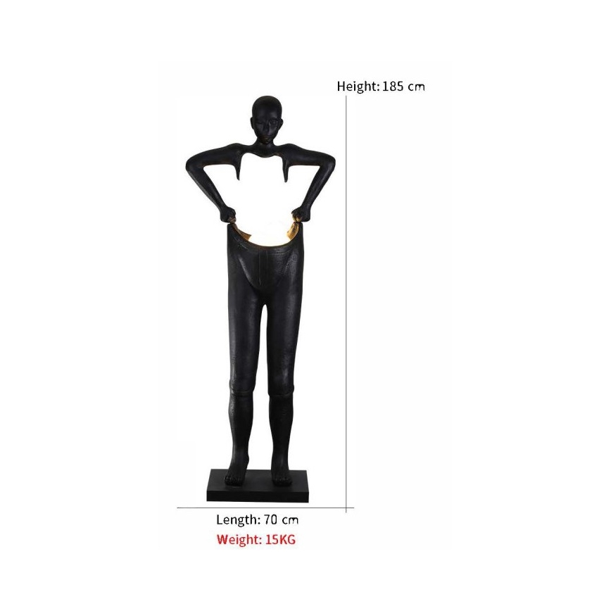 Stojací lampa SILUETTE 4xG9/10W/230V 185 cm Human Houdini